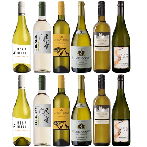 The Whites Collection Wine Case of 12 - 5 Stars